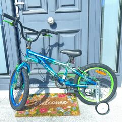 18 Inch Glitch Bike Metallic Blue Bike