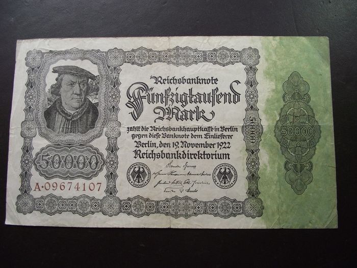Germany. Reichsbanknote. 50000 Mark (19.11.1922)