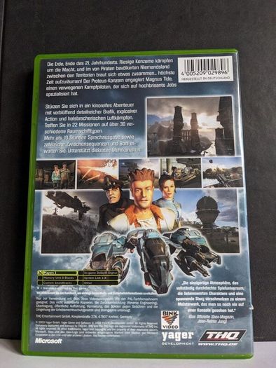 Yager - Xbox complete in box