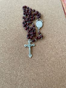 Wooden rosary beads 90th Fatima anniversary