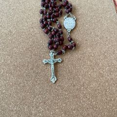 Wooden rosary beads 90th Fatima anniversary