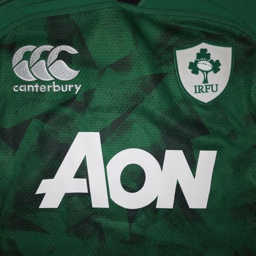 FREE POST NEW Ireland (Size 8)  Player Issue Rugby Jersey Shirt IRFU Eire Irish Canterbury Green GPS World Cup St Patricks Day Paddys Day Womans 7s