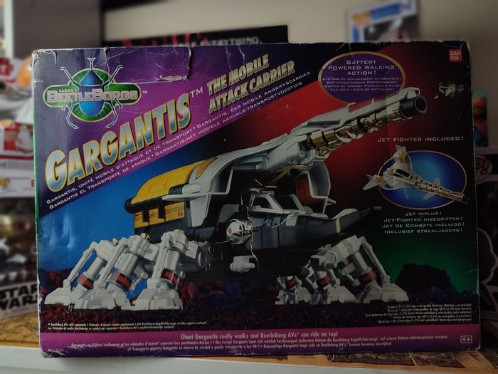 Gargantis ! The Mobile Attack Carrier ! BeetleBorgs ! 1996 ! by BANDAI ! Retro ! Vintage !