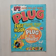 Plug British Comic Book Issue 2 Vintage Old 1977
