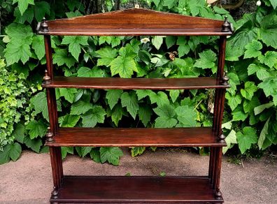 Georgian mahogany wall shelf