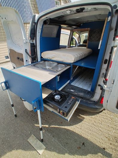 Camper Conversion Set, Ready to go on/off in minutes. Stealth van