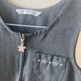 M&S grey pinafore (as new) age 7-8 Image 2