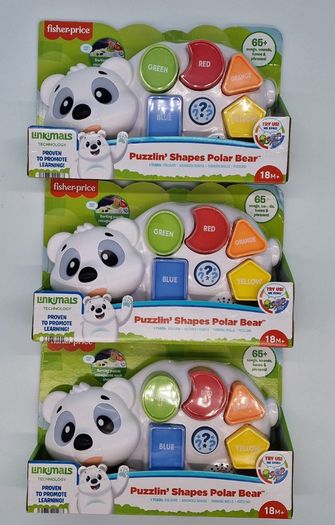 Interactive Learning Fun: Fisher-Price Linkimals Puzzlin' Shapes Polar Bear - Engage and Educate