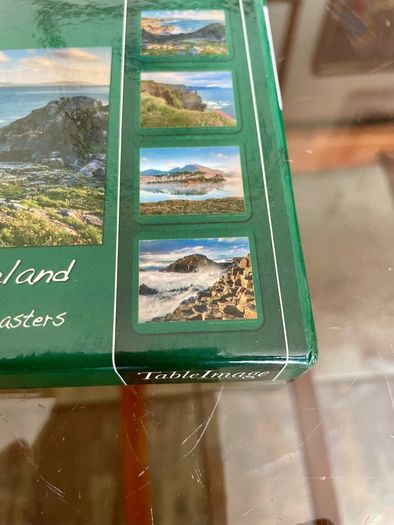Wild Ireland Cork Backed Drinks Coasters