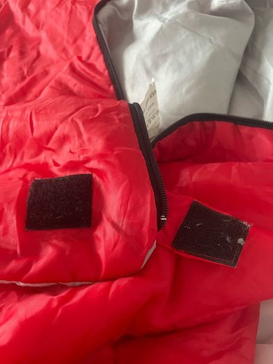 Red Proaction sleeping bag