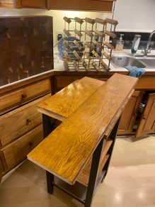Old solid oak flooring