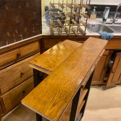 Old solid oak flooring