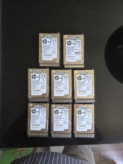 SAS Servers 300GB  Hard drives  total 8