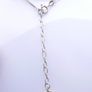 Vintage Sterling Silver Leaf Pendant and  Box Chain Necklace (L19,5" - 13,28g) Image 7