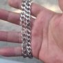 Sterling silver  necklace chain and bracelet Image 8
