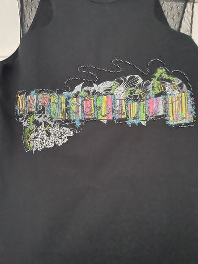 Just Cavalli - Designer Black Sleeveless Top - Size 42 (New Without Tags)