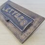Antique brass letter plate Image 4