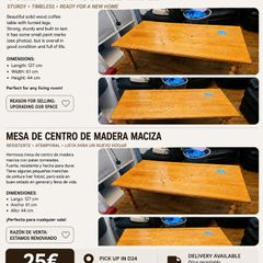 wood table