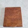 Vintage Antique  circa 1900 Birdseye Maple Burl Wood  Cigarette  Box Soviet Union Image 5