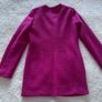 Fuchsia Pink Boucle Coat Size 8 Image 5
