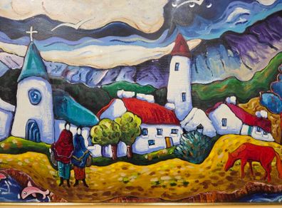 Large Annie Robinson original painting