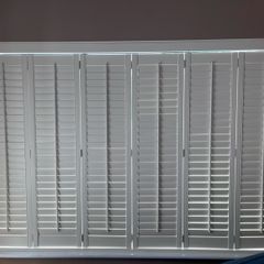 Custom White Interior Shutters
