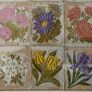 Vintage 1930s Kensitas Silk Flowers Framed Embroidered Panel (38 x 41 cm) Image 5