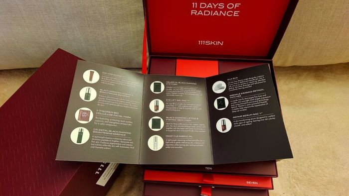 11 Days Of Radiance 111SKIN Luxury Skin Care Brand New