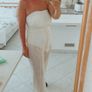 cream trousers and swimsuit Image 2