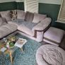 L Shape Sofa and Footstool (Storage) Image 3