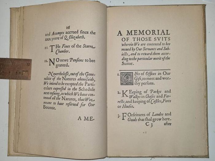 Signed, Limited. A declaration of His Majesties Royal pleasure, 1603 to 1625