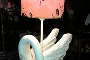 Unique large swan lamp