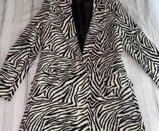 Zebra Print Blazer