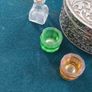 Vintage chased jewellery box and bottles Image 3