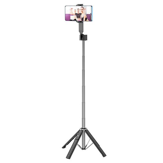 Live Broadcast Wireless Tripod Selfie Stick bluetooth