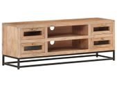 TV Cabinet 110x30x40 cm Solid Acacia Wood