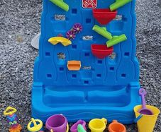 Step2 Waterfall Discovery Wall - Excellent Condition with Extra Accessories