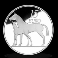 Ireland Silver Proof coin 2010 with COA HORSE