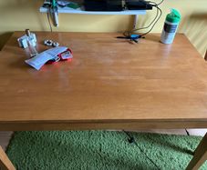 wooden dining table