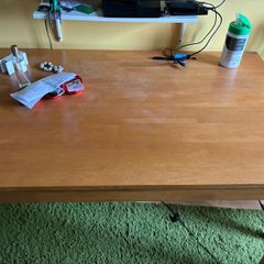 wooden dining table
