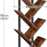 NEW SALE | Tree Bookshelf Tall, 9-Tier Floor Standing Book Shelf, Tall Bookcase Image 6