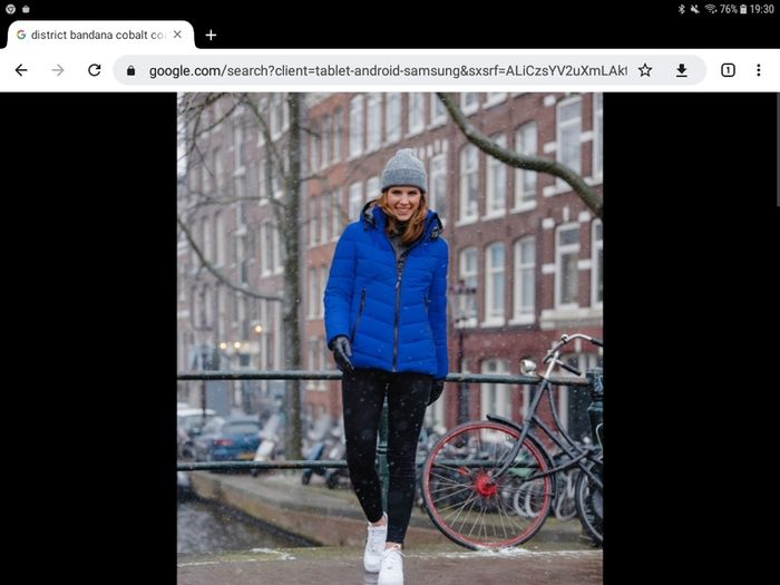 Stunning Quilted Jacket - Dutch brand District- Royal Blue - UK 8 generous - BNWT RRP 129