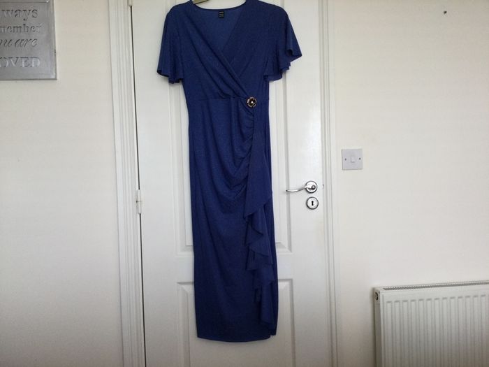 Dress royal blue glitter size L