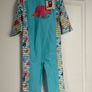 sun protection one piece rash vest swimsuit sunsuit beachwear girls 4-5 y Jojo Maman Bebe BNWT Image 2