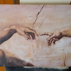 The Creation of Adam by MichaelAngelo