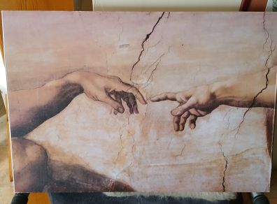The Creation of Adam by MichaelAngelo