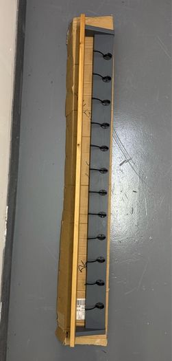 Coat Rack with Shelf - 12 Hooks
