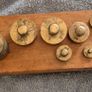 Cased set of brass vintage chemist / apothecary weights. Image 4