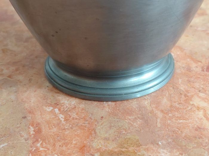 Antique French pewter water pitcher