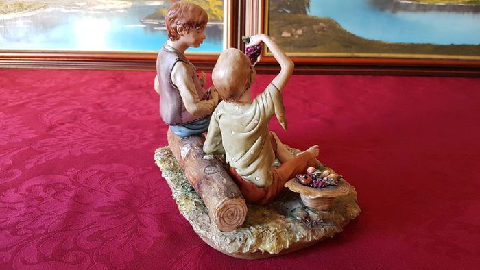 Capodimonte Italian Porcelain Large Figurine